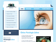 Tablet Screenshot of clinicapsicologialisboa.com